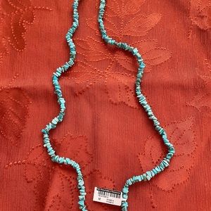 30” turquoise necklace NWT